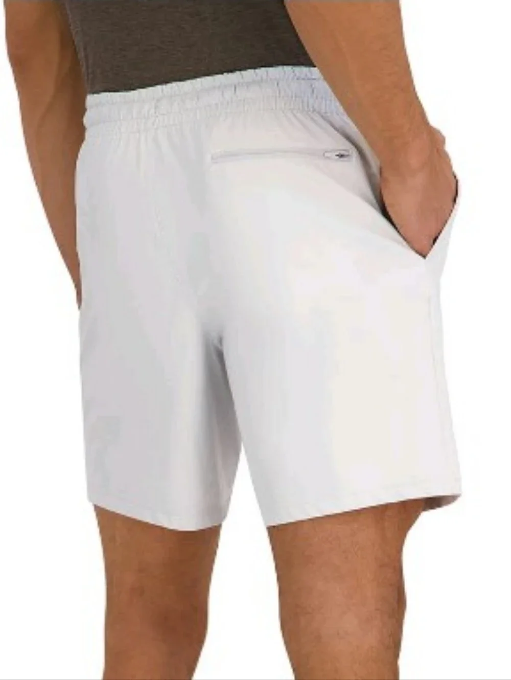 Outdoor Voices Men's HiFlex Shorts Light Grey Size Large NWT